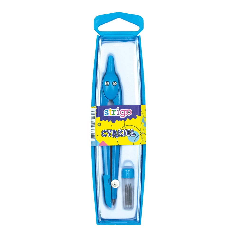 Compas Strigo in Cutie cu Rezerve, Albastru