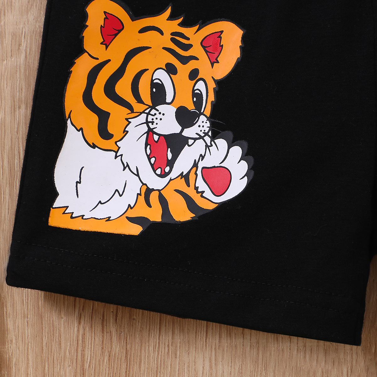 Compleu Alb Negru Baieti Tiger - 6-9 luni - poza 3