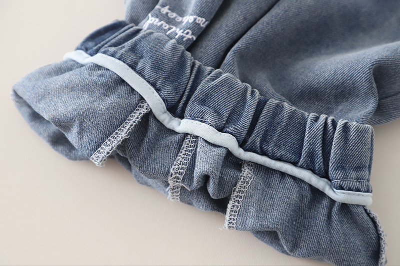 Compleu Băieți 3 Piese Gri – Vestă Denim, Hanorac și Blugi - 18-24 luni - poza 5