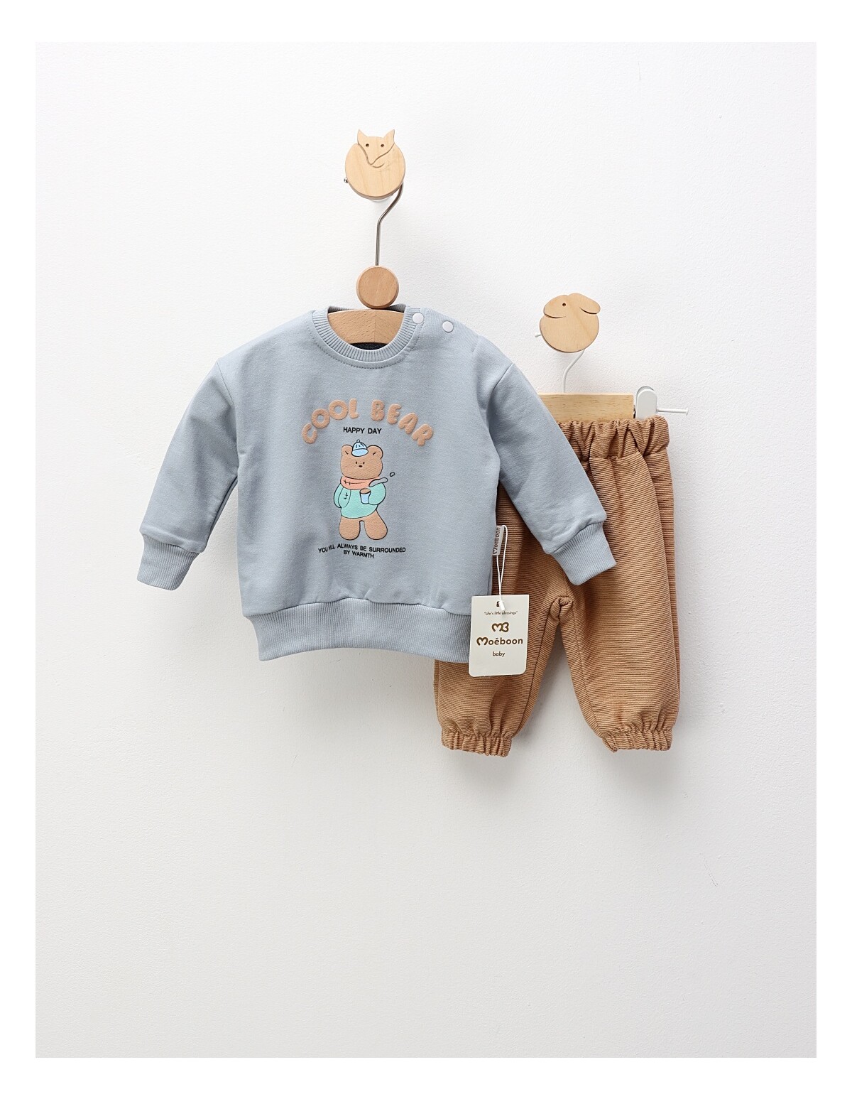 Compleu Cool Bear, cu albastru