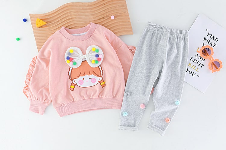 Compleu Fetite Dolly Roz - 18-24 luni - poza 1