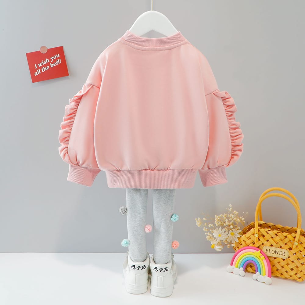Compleu Fetite Dolly Roz - 2-3 ani - poza 2