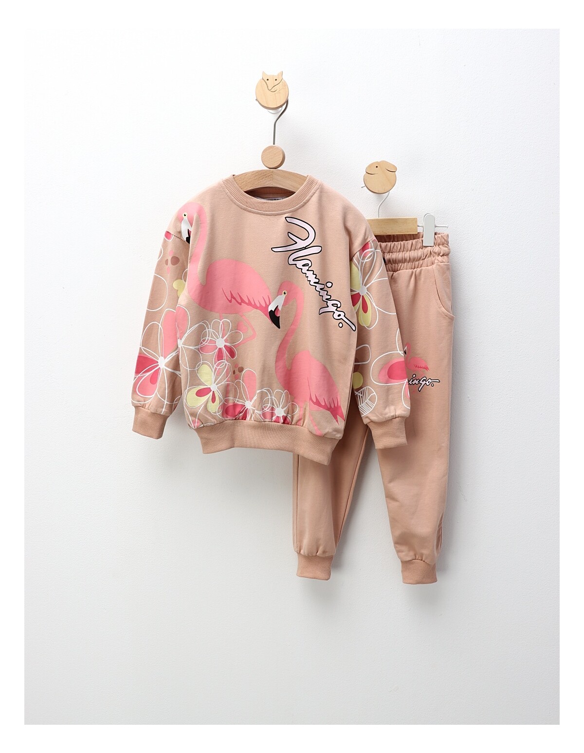 Compleu Flamingo, bej-roz