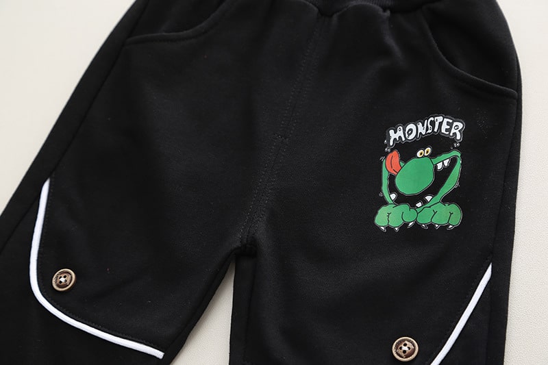 Compleu Negru Baieti Monster - 9-12 luni - poza 5