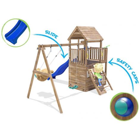 Complex de joaca BalconyFort ™ Double Swing Dunster House - poza 5