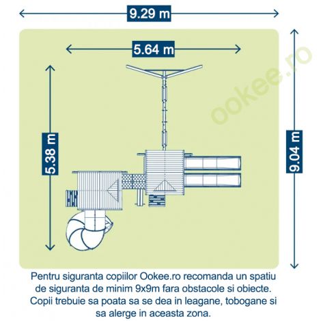 Complex de joaca din lemn de cedru Kingsbridge Wooden Kidkraft - poza 5