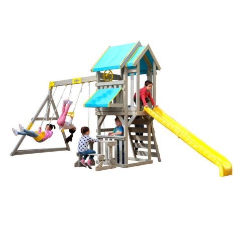 Complex de joaca din lemn de cedru Seacove Deluxe Kidkraft F29075 - poza 2