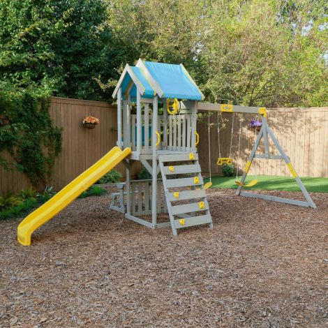 Complex de joaca din lemn de cedru Seacove Deluxe Kidkraft F29075 - poza 4
