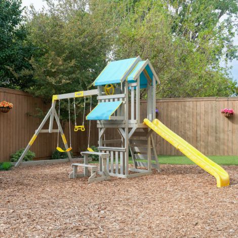 Complex de joaca din lemn de cedru Seacove Deluxe Kidkraft F29075 - poza 5