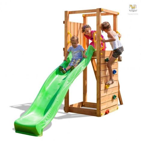 Complex de joaca din lemn Fungoo TipTop - poza 1