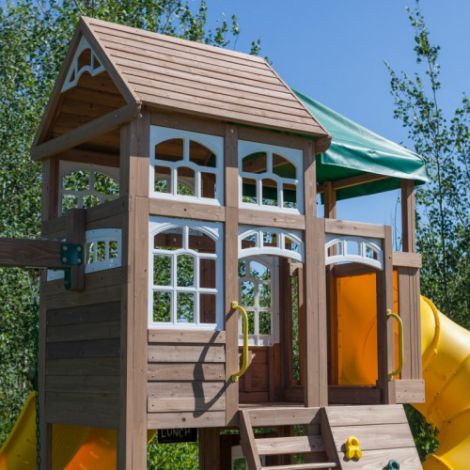 Complex de joaca din lemn Lookout Lodge Kidkraft - poza 5