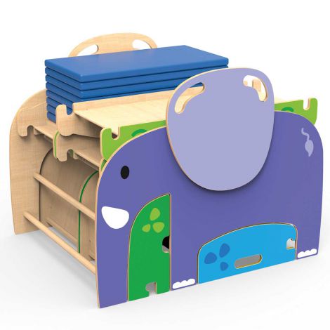 Complex de joaca din lemn modular Elefant - poza 2