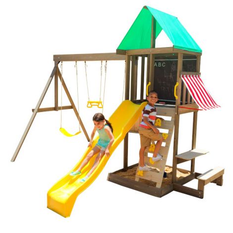 Complex de joaca din lemn Newport Kidkraft - poza 1