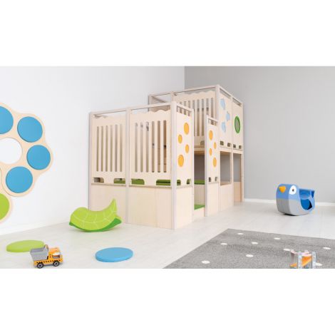 Complex de joaca din lemn pentru interior Bianca - poza 3