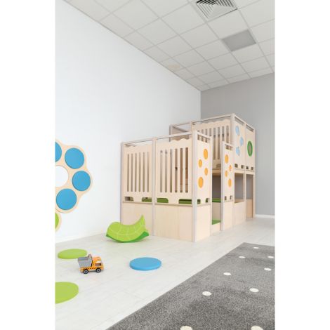 Complex de joaca din lemn pentru interior Bianca - poza 4