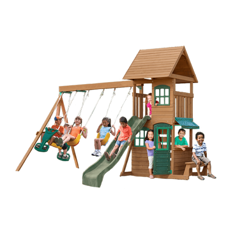 Complex de joaca din lemn Windale Kidkraft - poza 1