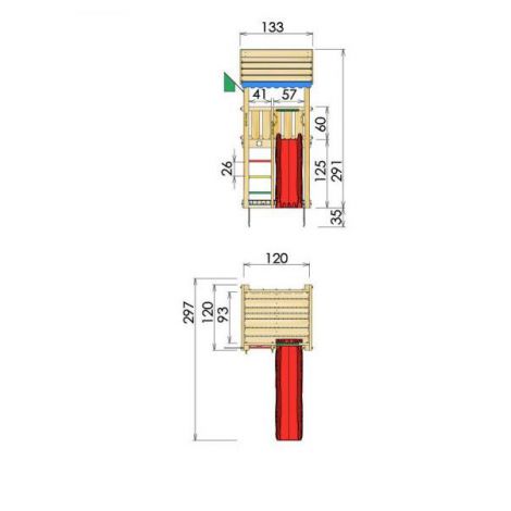Complex de joaca Home - JungleGym - poza 4
