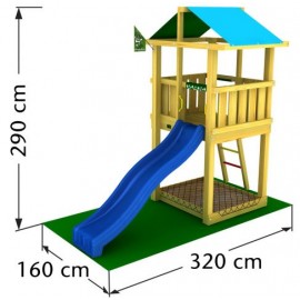 Complex de joaca Hut - JungleGym - poza 3