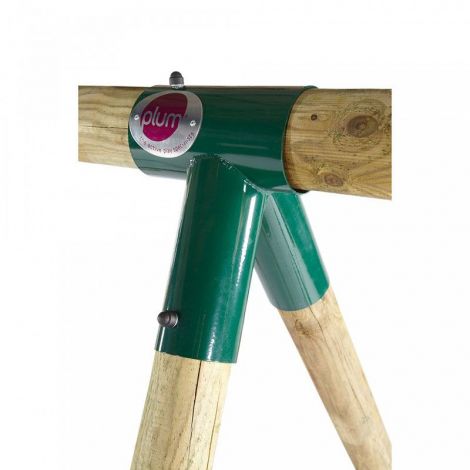Complex de leagane cu cataratoare Gibbon, pentru 4 copii, din lemn tratat, PLUM 27012 - poza 4