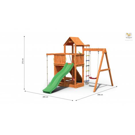 Complex joaca din lemn 7in1 Fungoo Activer - poza 5