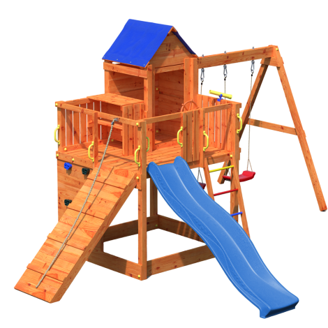 Complex joaca din lemn 7in1 Fungoo Treehouse - poza 1