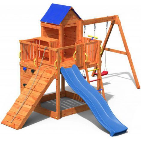 Complex joaca din lemn 7in1 Fungoo Treehouse - poza 2