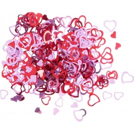 Confetti stralucitoare – inimi , 2 - poza 1