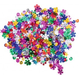 Confetti stralucitoare – mix forme colorate - poza 1