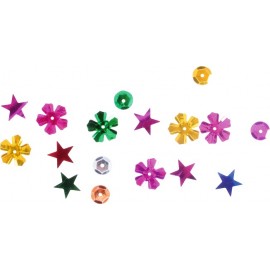 Confetti stralucitoare – mix forme colorate - poza 2