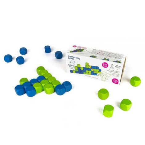 Connecting Cubes, joc de strategie din lemn, Milaniwood - poza 1