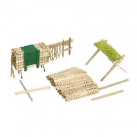 Constructii cu bete din lemn - poza 2