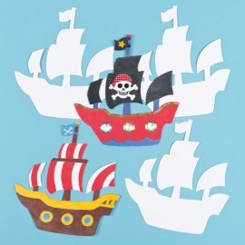 Corabie de pirati de decorat - Baker Ross - poza 1