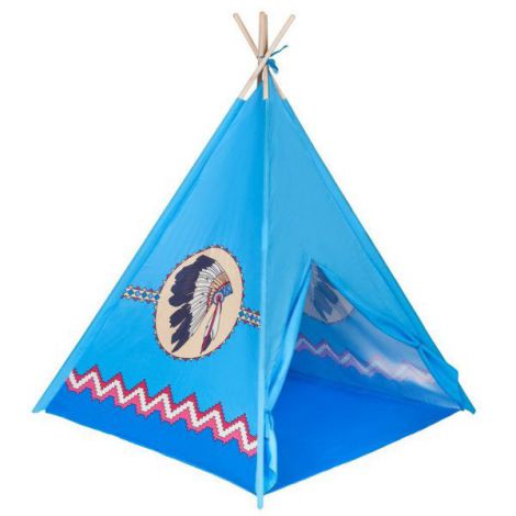 Cort pentru copii PlayTo Teepee Indian Albastru mic - poza 1