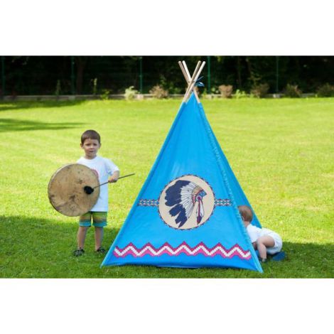 Cort pentru copii PlayTo Teepee Indian Albastru mic - poza 3