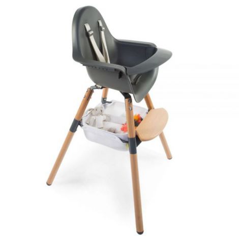 Cos accesorii pentru scaun de masa Childhome Evolu, Alb - poza 3