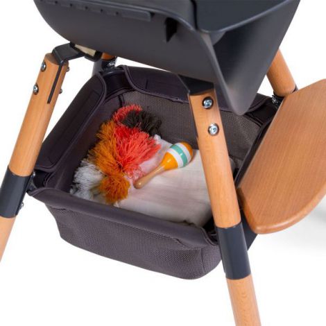 Cos accesorii pentru scaun de masa Childhome Evolu, Antracit - poza 3