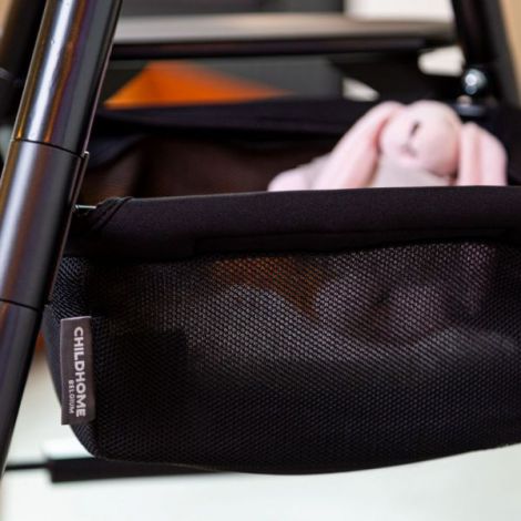 Cos accesorii pentru scaun de masa Childhome Evolu, Negru - poza 3
