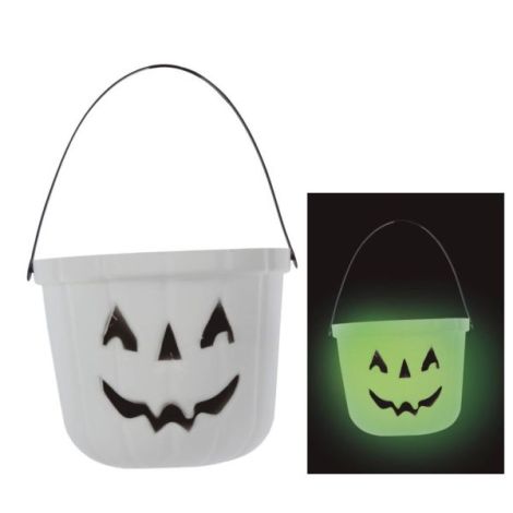 Cos dovleac halloween alb - poza 5