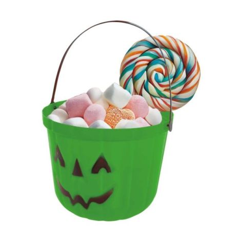 Cos dovleac halloween verde - poza 2