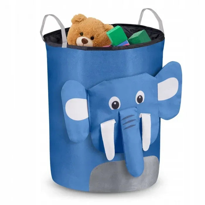 Cos mare pentru depozitarea jucariilor Nukido - Elefant albastru - Default Title