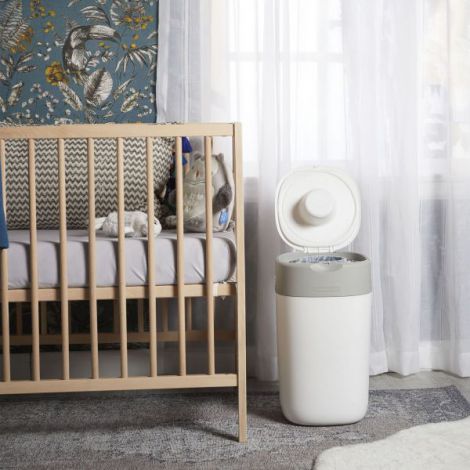 Cos pentru scutece Tommee Tippee Sangenic Twist and Click Reciclabil, Alb Gri - poza 2