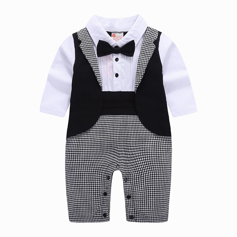 Costum Baiat Elegant Richard - 6-9 luni - poza 1