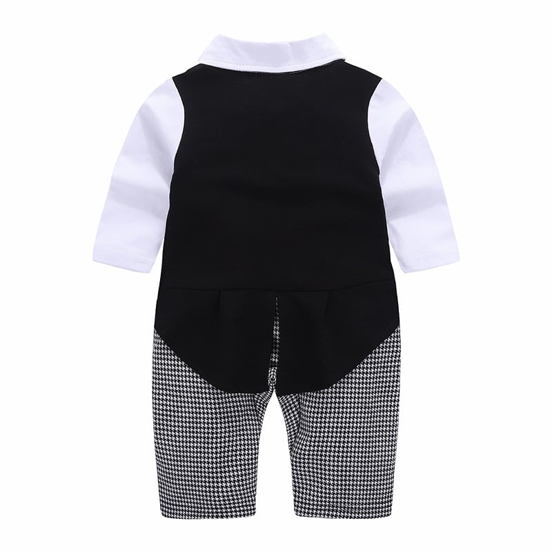 Costum Baiat Elegant Richard - 6-9 luni - poza 2