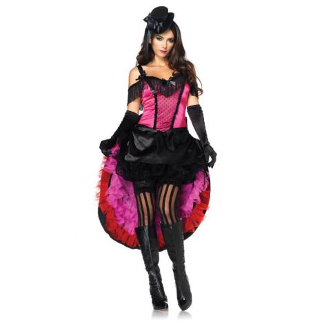 Costum can can - marimea 128 cm - poza 1