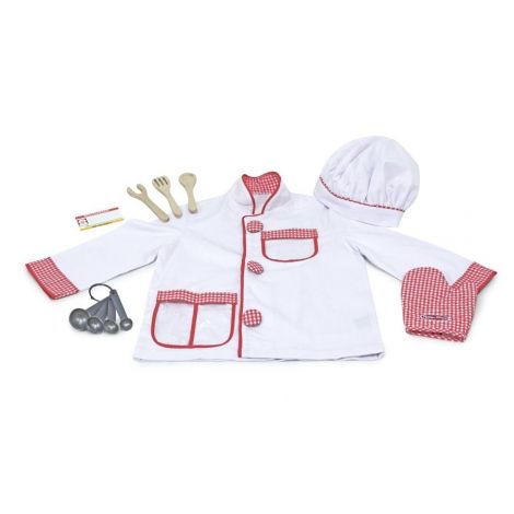 Costum carnaval copii Bucatar Sef cu accesorii Melissa and Doug 4838 - poza 2
