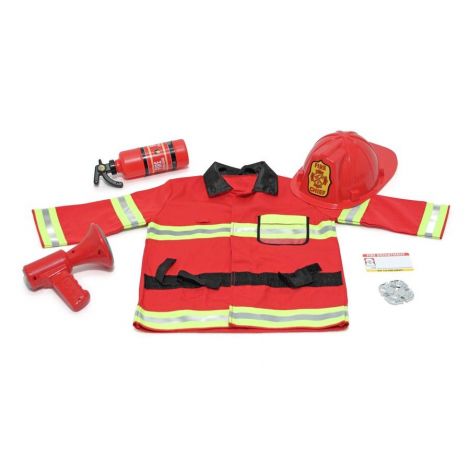 Costum carnaval copii Pompier Sef Melissa and Doug 4834 - poza 2