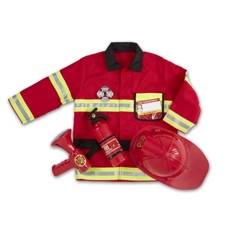 Costum carnaval copii Pompier Sef Melissa and Doug 4834 - poza 4