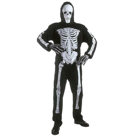 Costum carnaval copii - Schelet - poza 1