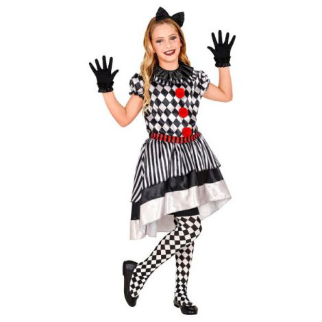 Costum clown vintage copil - marimea 140 cm - poza 2