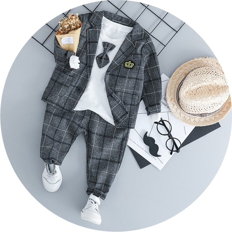 Costum Copii Gentleman - 18-24 luni - poza 2
